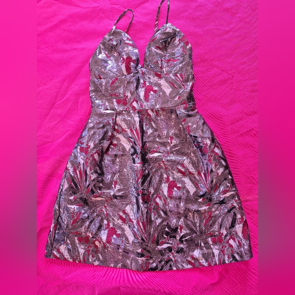 Elegant Silver and Black Jumpsuit